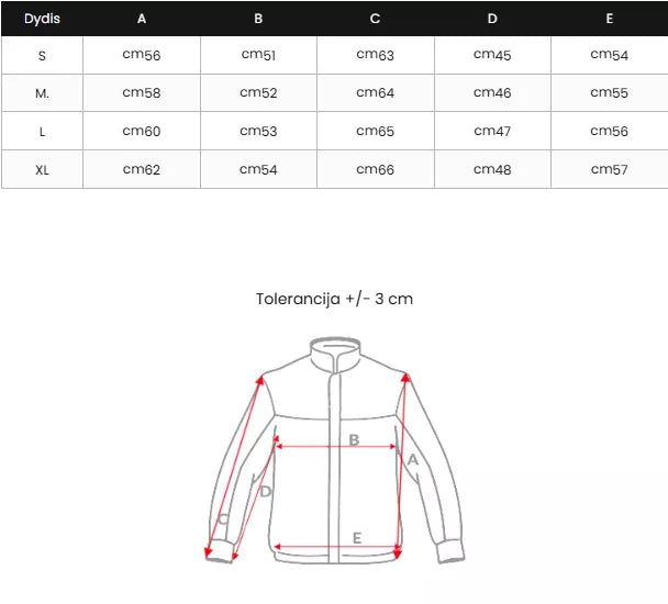 Sieviešu melna jaka Erik