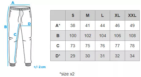 Vīriešu brūnas bikses Tuman