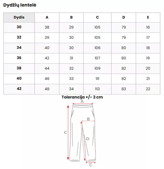 Vīriešu pelēkas bikses Gala