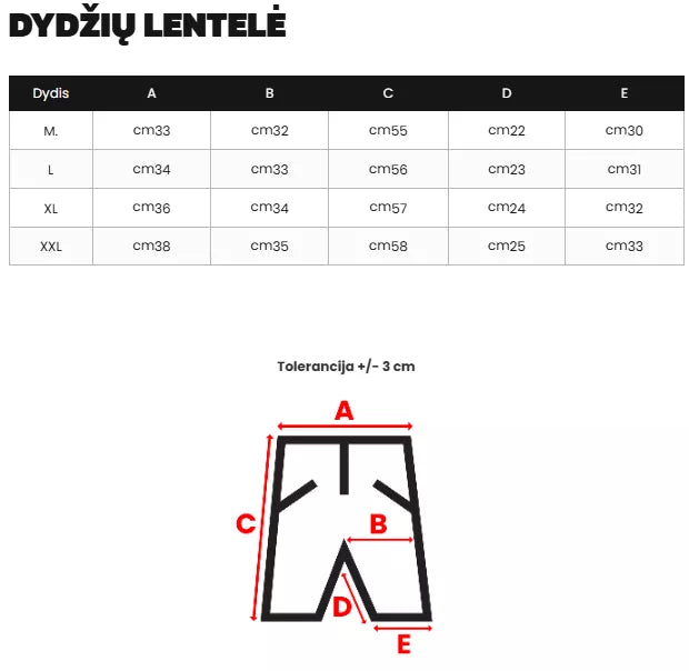 Vīriešu melnas sporta bikses Frost 