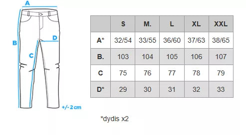 Vīriešu gaiši zilas bikses Cosmi