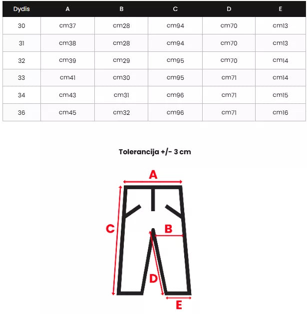 Vīriešu pelēkas džinsa bikses Lesin