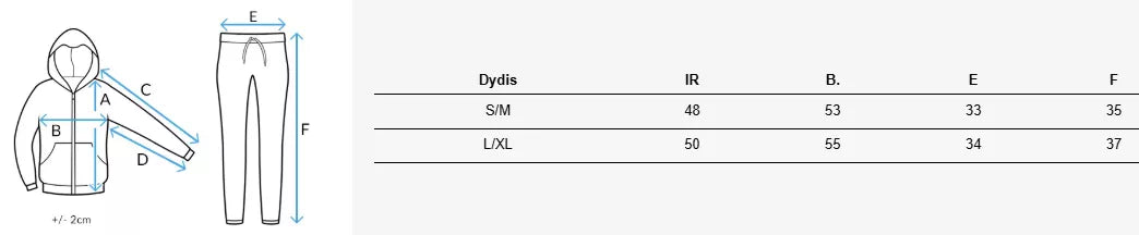 Sieviešu pelēks sporta komplekts.