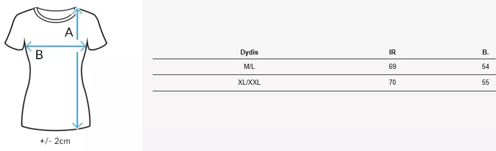 Sieviešu balts T-krekls Petinia 