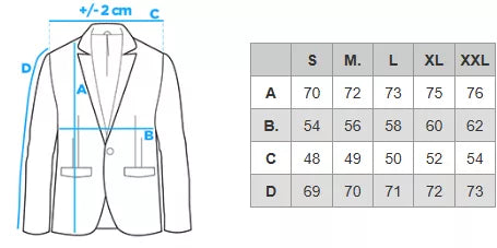 Vīriešu tumši zila jaka Azan