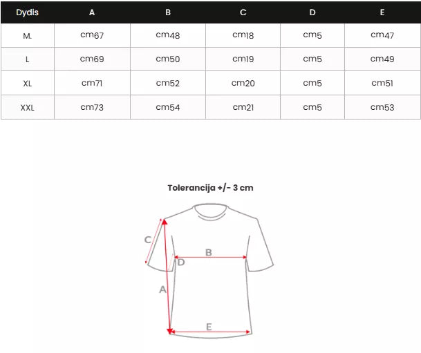 Vīriešu balts T-krekls "Stay strong"