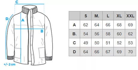 Vīriešu stepēta tumši zila jaka Wudi