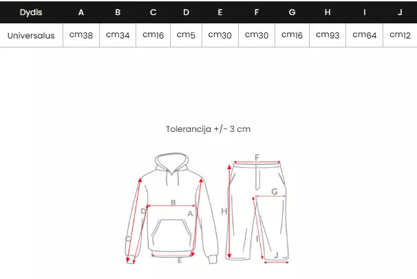 Sieviešu melns divdaļīgs sporta komplekts Energy.