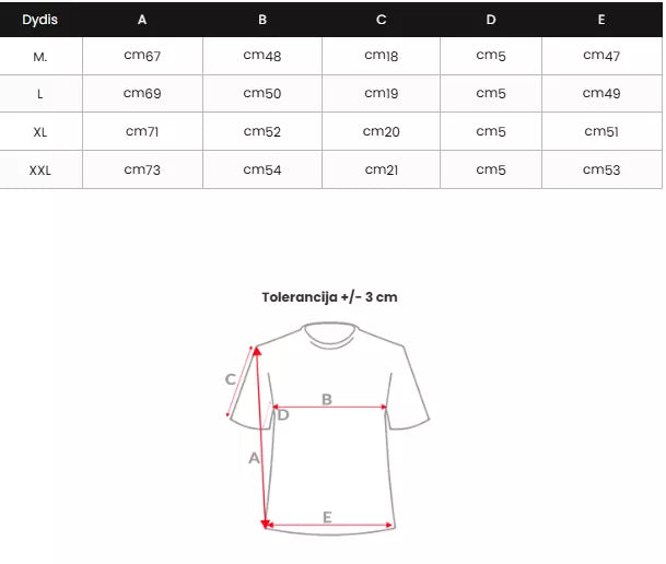 Vīriešu balts T-krekls Zvaigzne