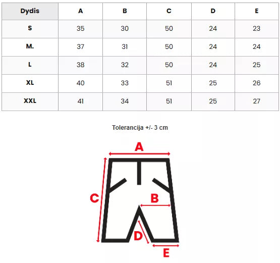 Vīriešu balti šorti Akel