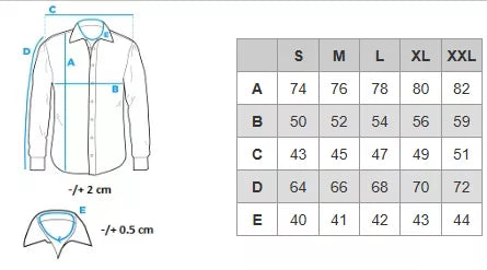 Vīriešu džinsa zils krekls Mant