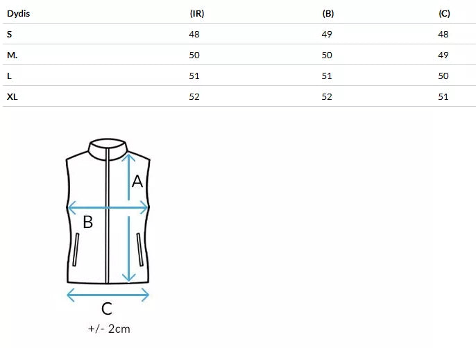Sieviešu melna veste Sedar