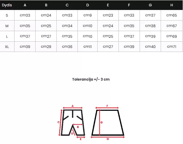 Sieviešu pelēki svārki-šorti Active