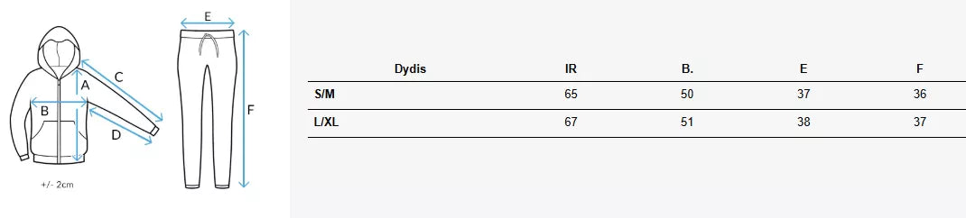 Sieviešu gaiši zils lina komplekts Line.