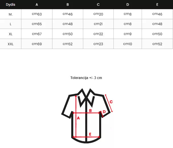Vīriešu balts polo krekls Sharp