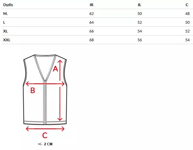 Vīriešu gaiši pelēka veste Geir