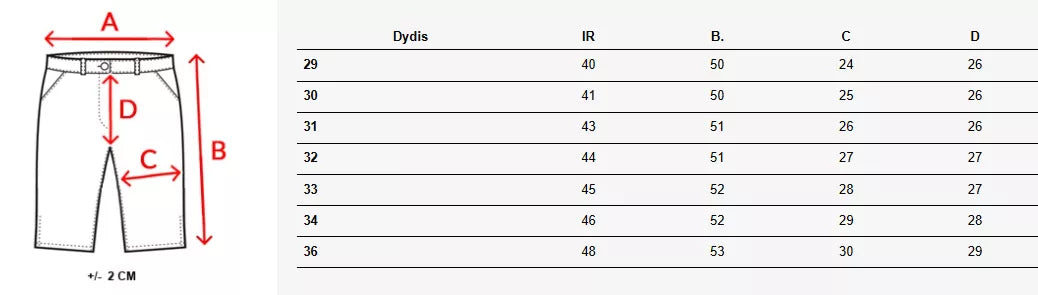 Vīriešu melnas šorti Gam