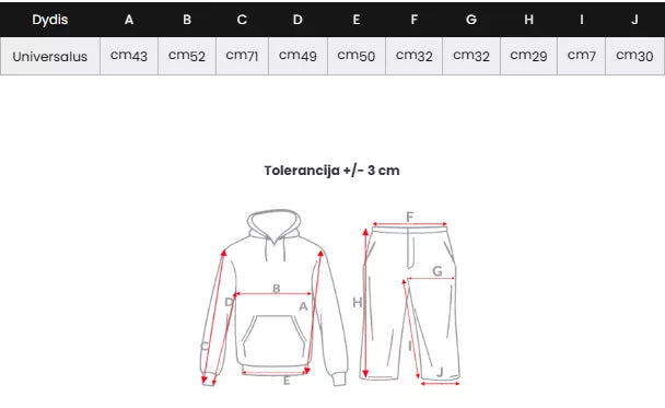 Sieviešu balts komplekts Spoiled