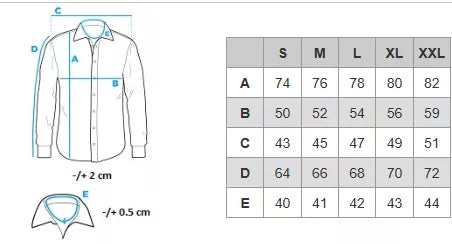Vīriešu zils krekls Aiden