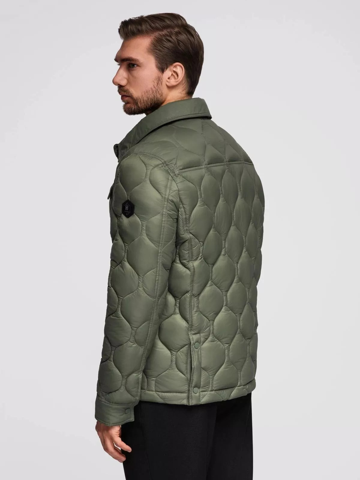 Vīriešu haki krāsas jaka Lomin