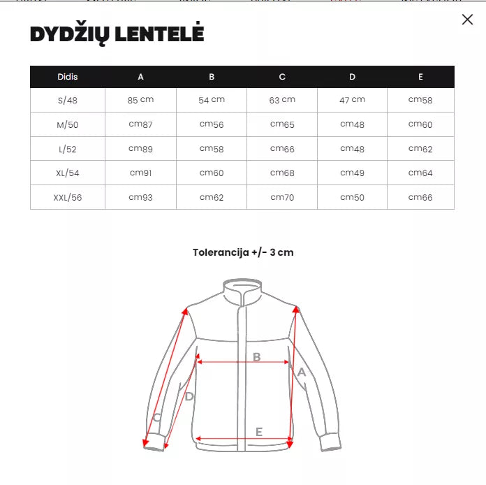 Vīriešu melna stepēta jaka Storm