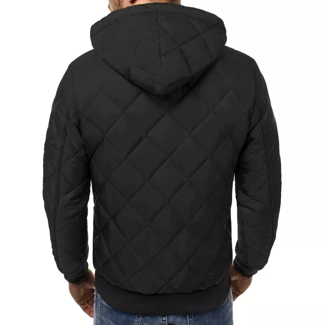 Vīriešu pavasara - rudens jaka melnā krāsā Karl