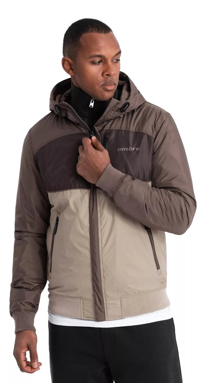 Vīriešu brūna jaka Inito