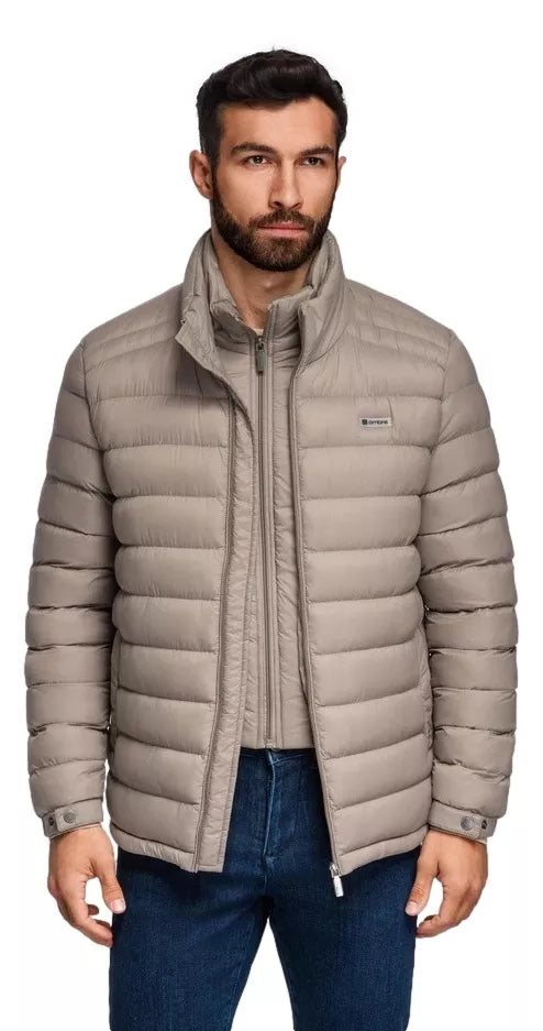 Vīriešu brūna jaka Ozan