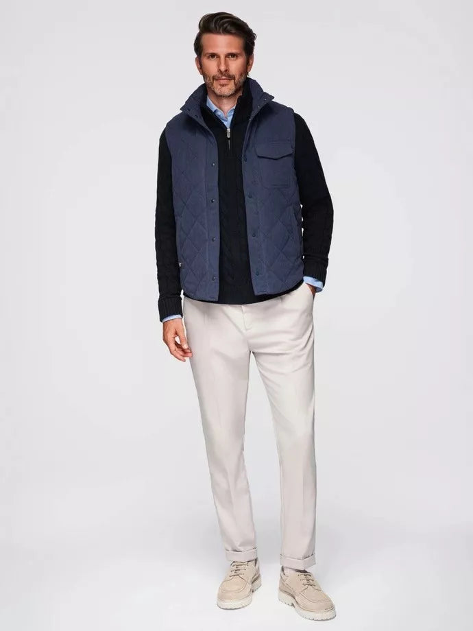 Vīriešu tumši zila veste Janex