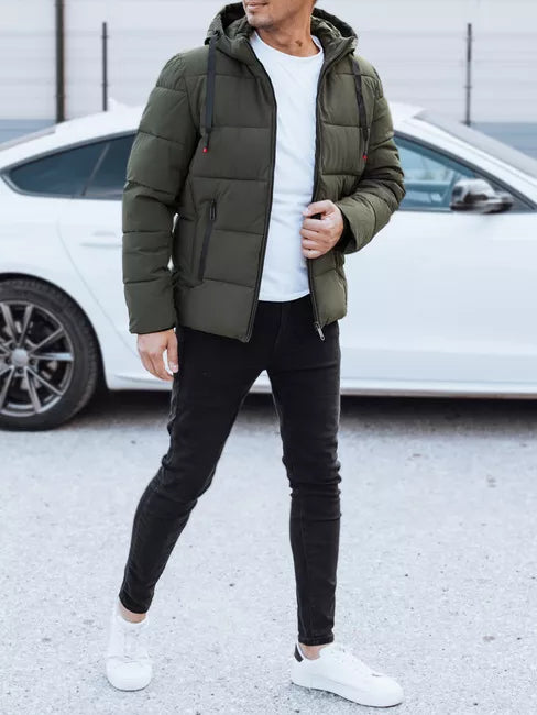 Vīriešu ziemas jaka haki krāsā Nevex