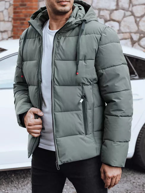 Vīriešu ziemas pelēka jaka Nevex