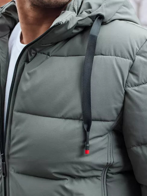 Vīriešu ziemas pelēka jaka Nevex