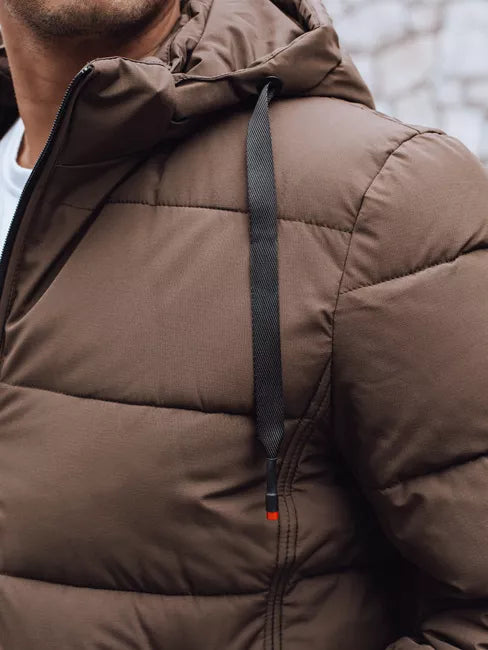 Vīriešu brūna ziemas jaka Nevex