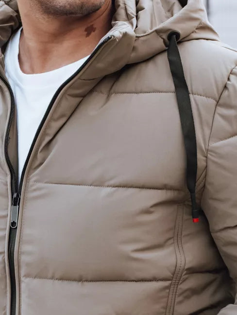 Vīriešu ziemas jaka brūna Nevex