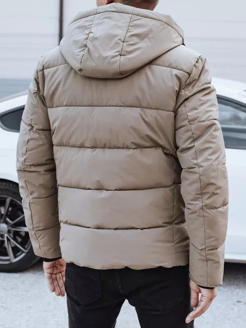 Vīriešu ziemas jaka brūna Nevex