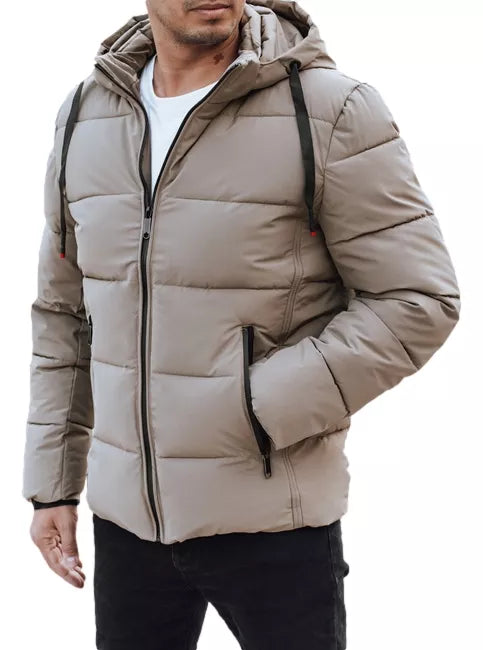 Vīriešu ziemas jaka brūna Nevex