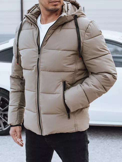 Vīriešu ziemas jaka brūna Nevex