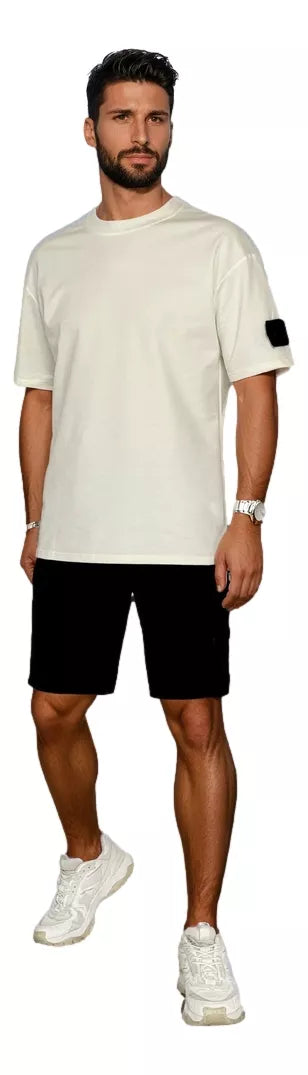 Vīriešu balts komplekts Summer