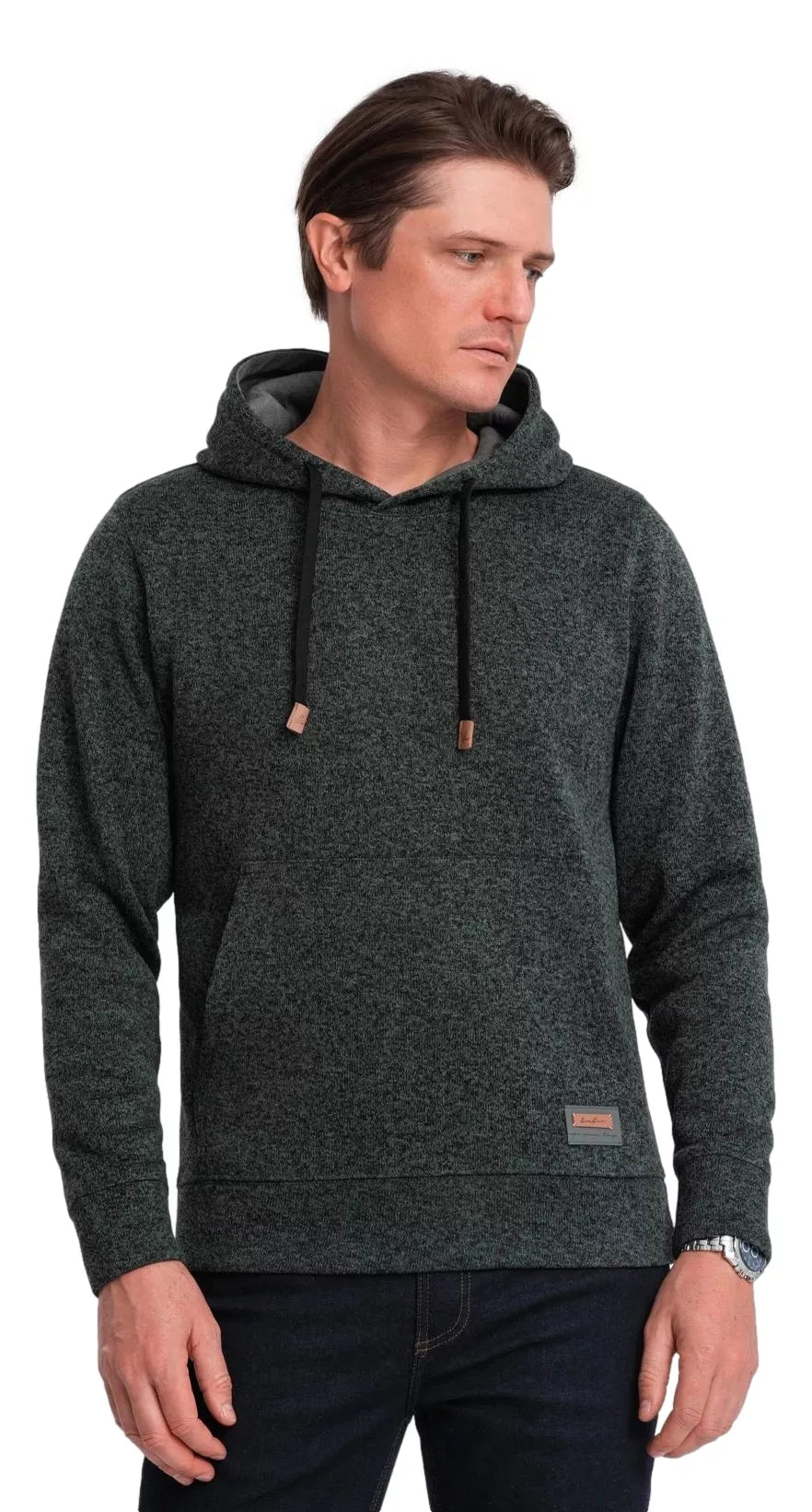 Vīriešu haki krāsas kapučjakas One