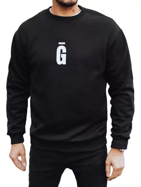 Vīriešu melns džemperis Gala