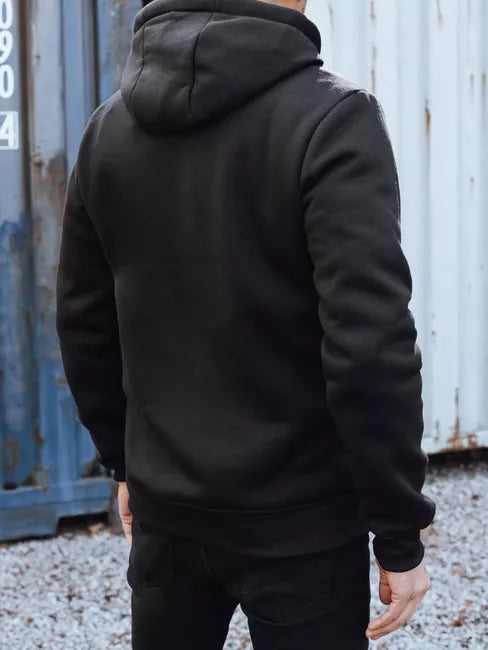 Vīriešu melns Shelby kapučjakas krekls ar kapuci