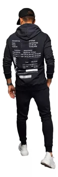 Vīriešu melns uzvalks Ramy