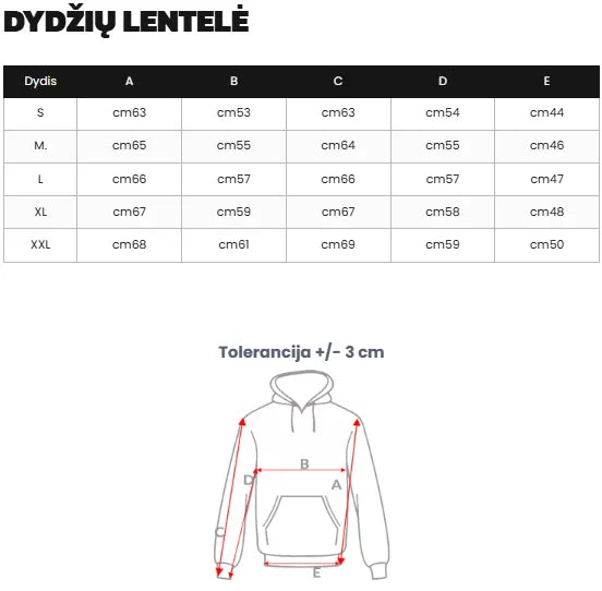 Vīriešu melns Carla kapučjakas krekls
