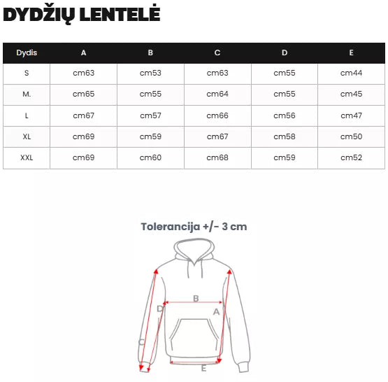 Vīriešu melns sporta džemperis ar kapuci