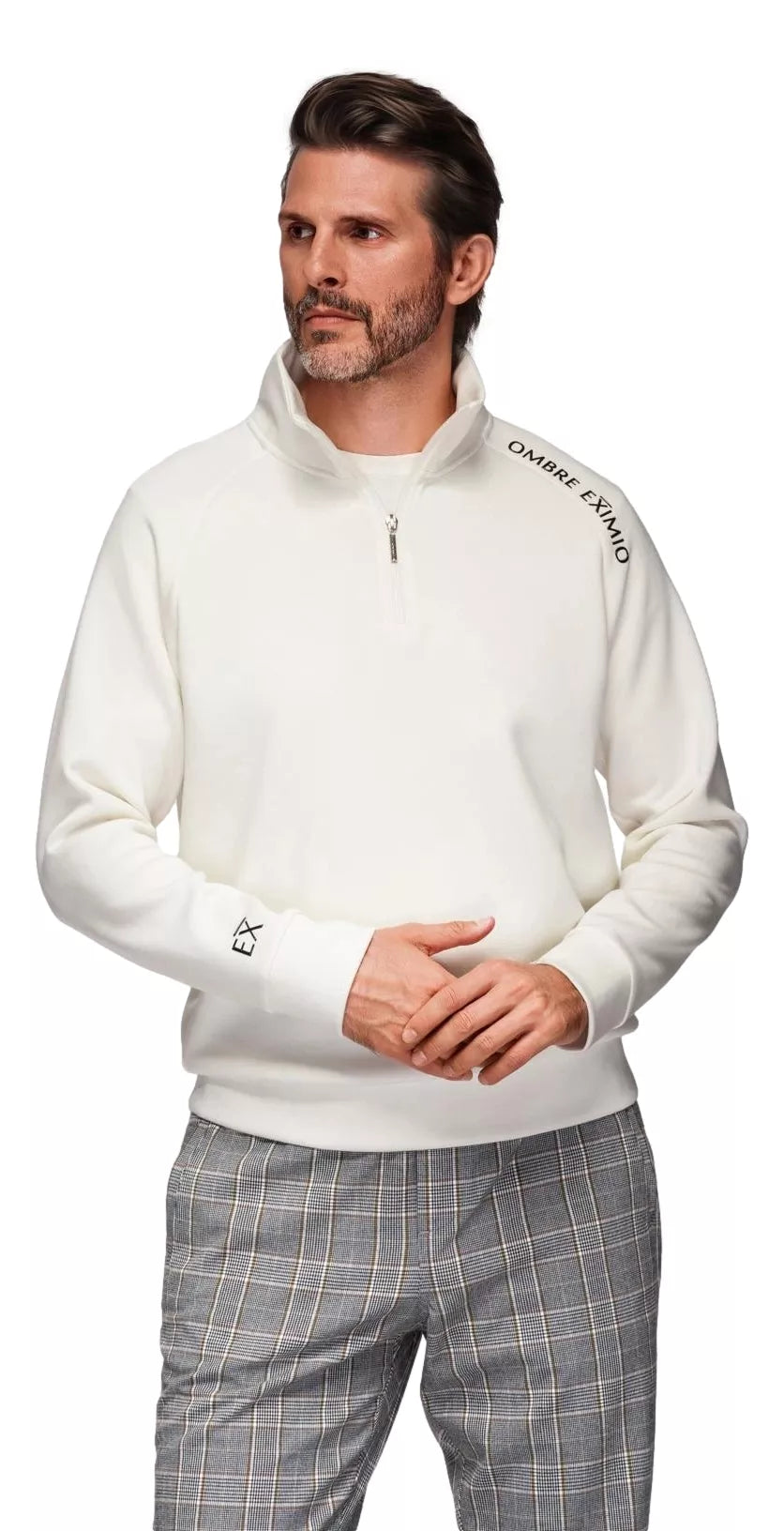 Vīriešu brūns džemperis Exim