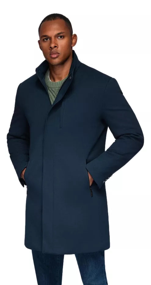 Vīriešu tumši zils mētelis Alpi