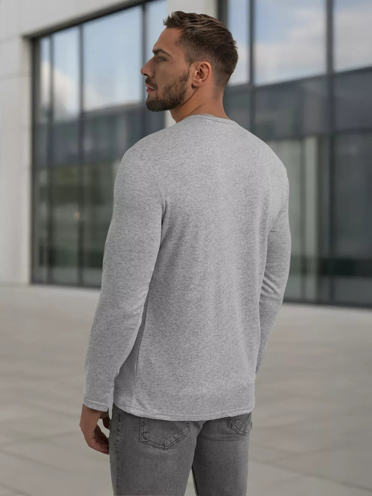 Vīriešu pelēks T-krekls Rojo