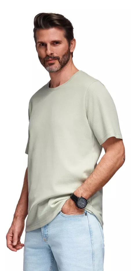 Vīriešu gaiši zaļš T-krekls Saimon 