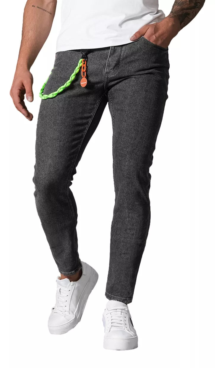 Vīriešu tumši pelēkas džinsa bikses Aldan