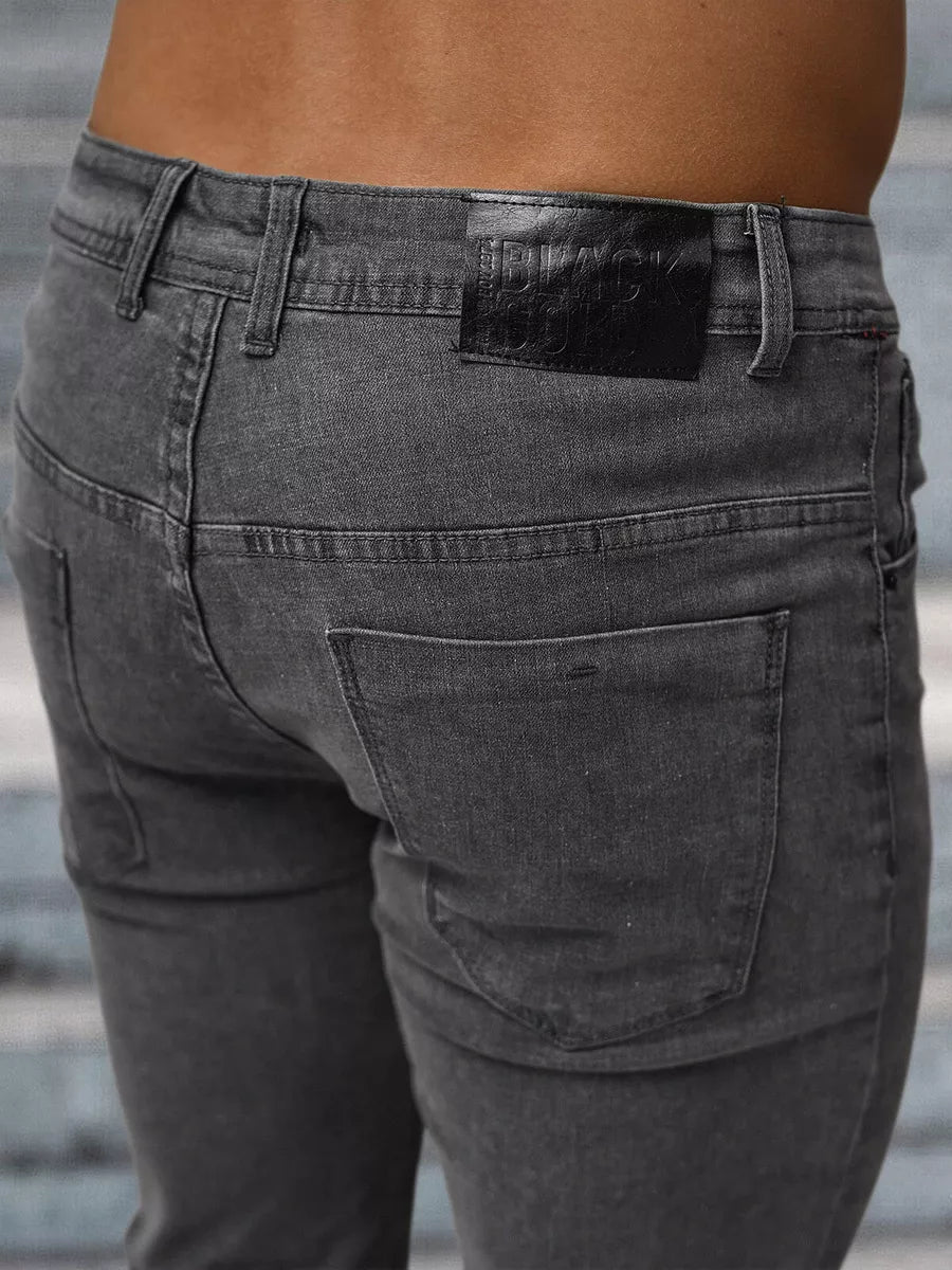 Vīriešu tumši pelēki džinsi Fernit